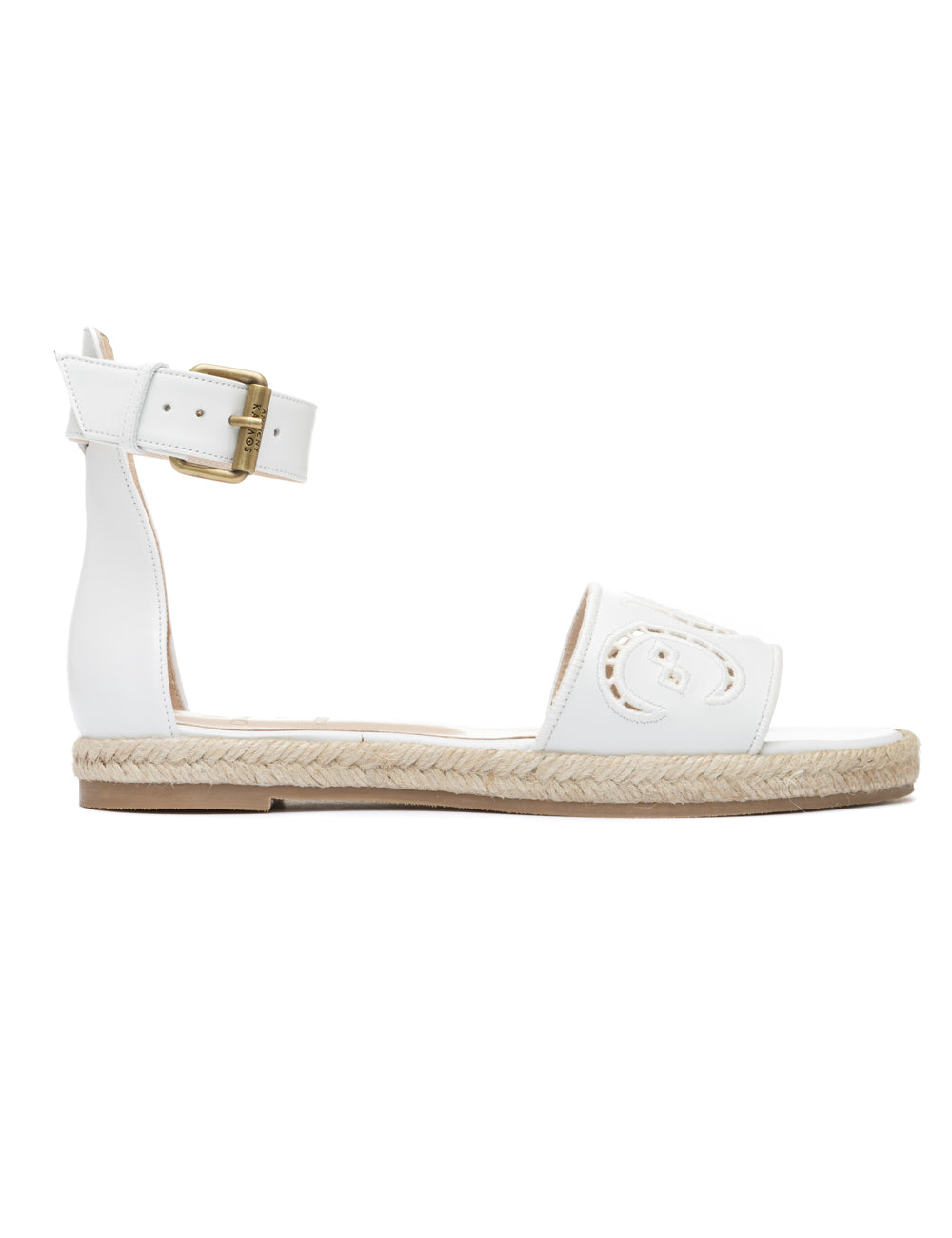 IPHIGENIA CUT EMBROIDERED LEATHER ESPADRILLE SANDALS