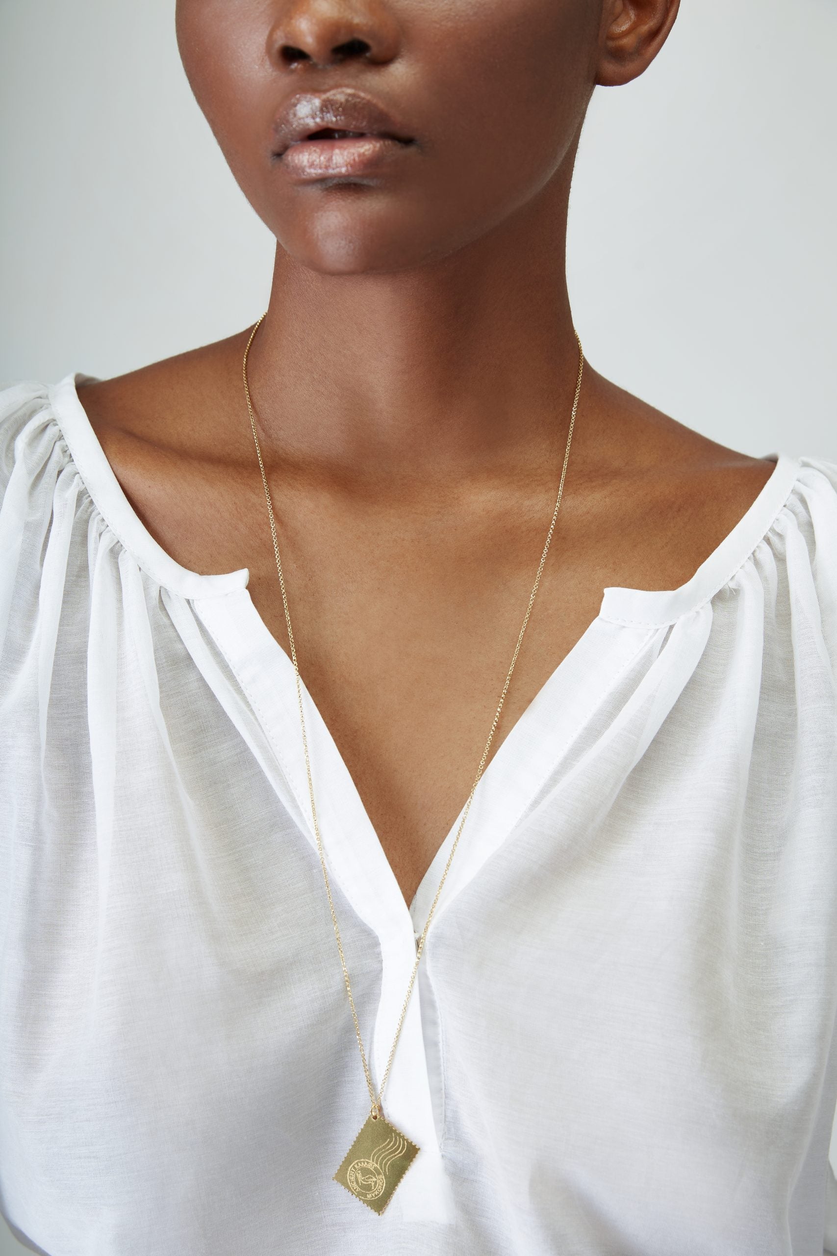 MYKONOS STAMP NECKLACE - WEB EXCLUSIVE