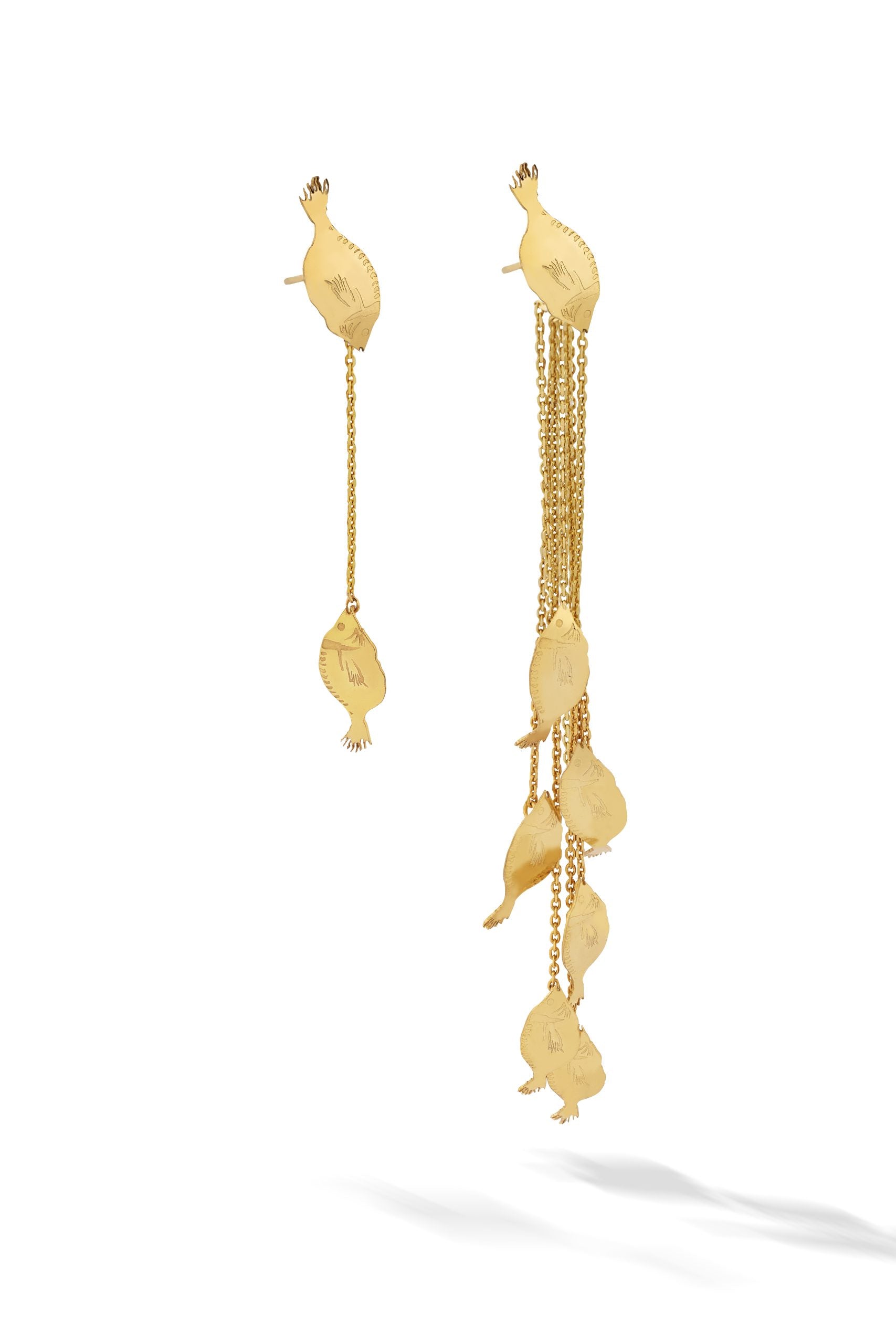 FISH DROP EARRINGS - WEB EXCLUSIVE