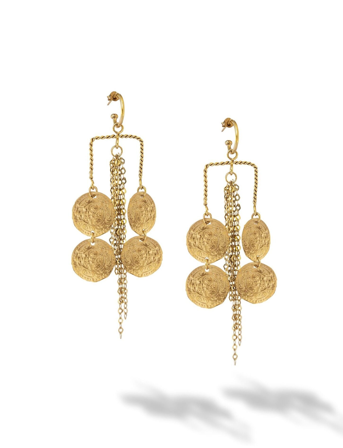 GREEK FOLK EARRINGS - WEB EXCLUSIVE