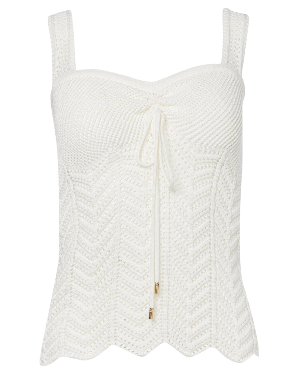 FISHBONE KNITTED SET  OF SKIRT AND TOP