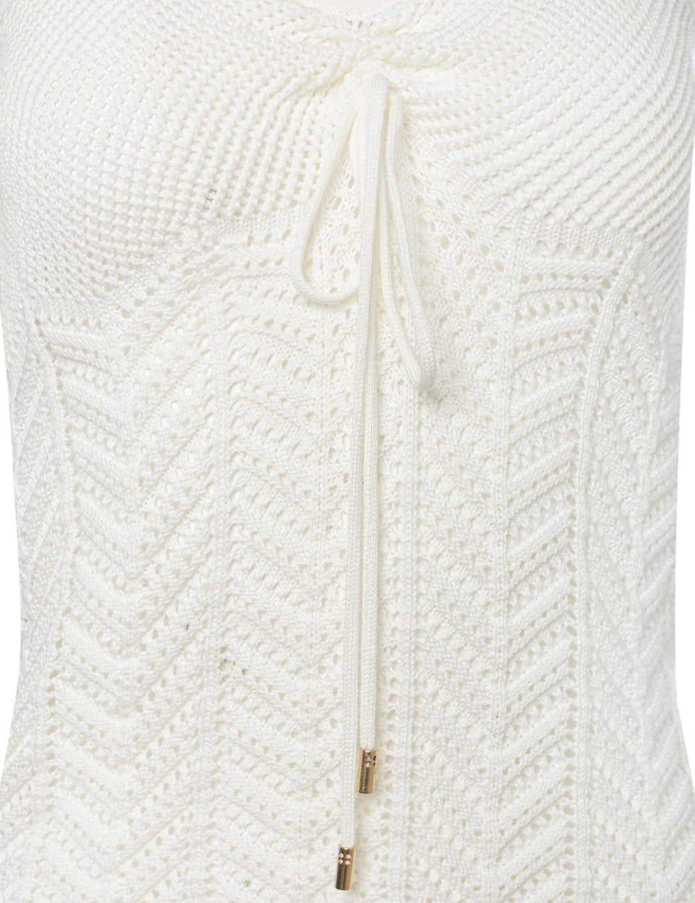 FISHBONE KNITTED SET  OF SKIRT AND TOP