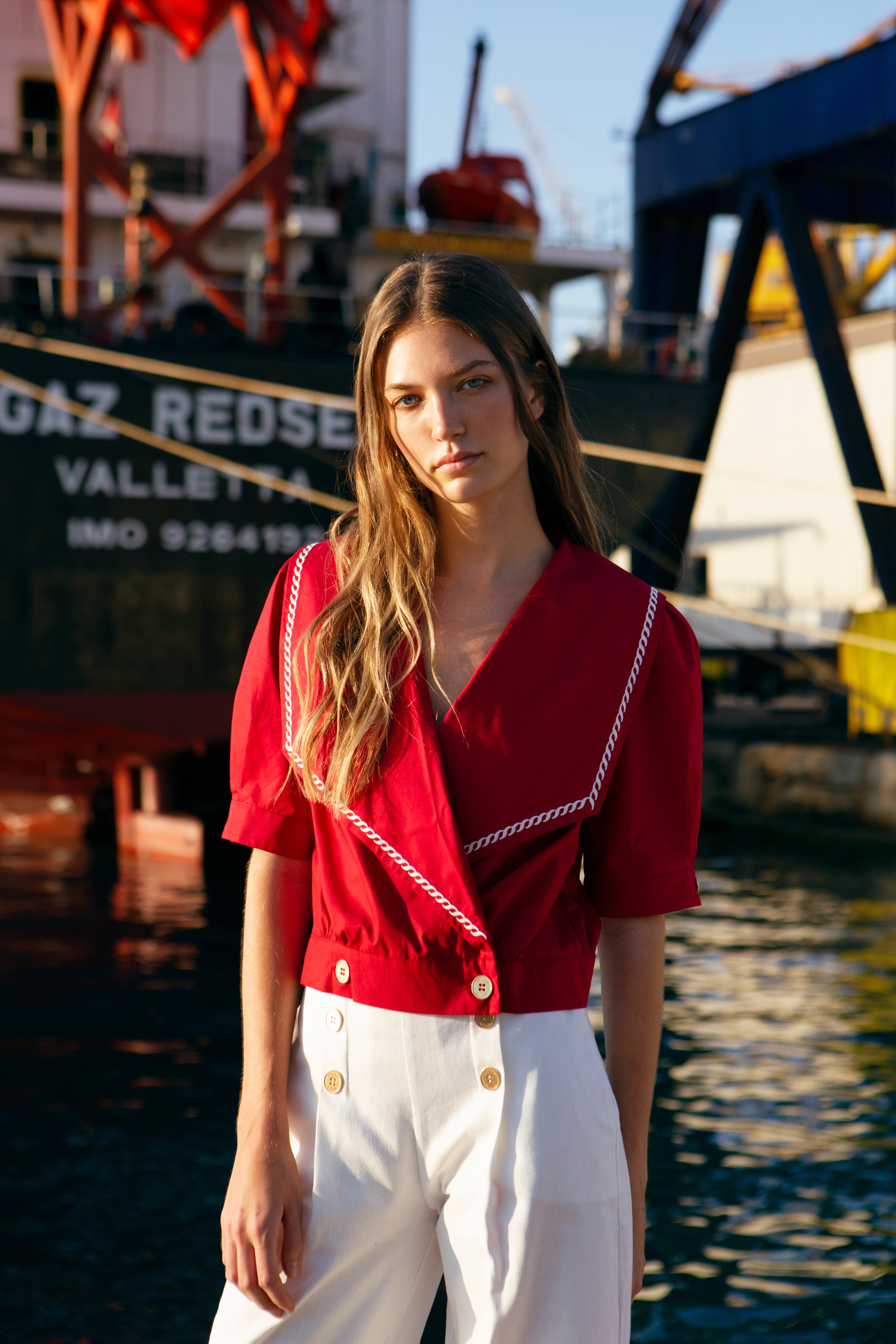 DESIS EMBROIDERED SAILOR SHIRT