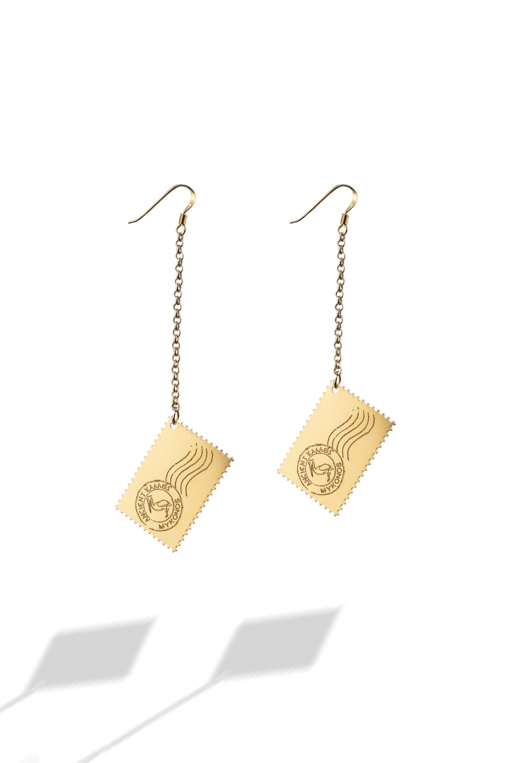 MYKONOS STAMP EARRINGS - WEB EXCLUSIVE
